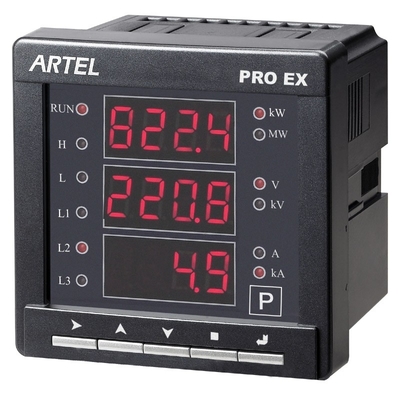 3 strumento RS485 del tester di tensione dei tester di pannello di CA Digital di fase 3P5A 50Hz
